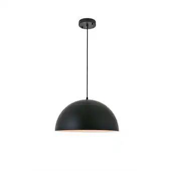 Walmart Forte 1 light black Pendant offer