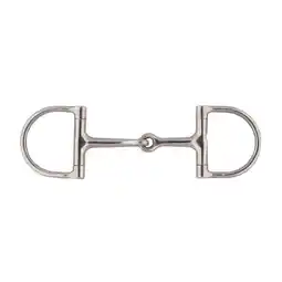 Walmart Jacks 25544-4-3-4 Jointed Mouth Dee Ring Snaffle Bit - 4.75 in offer