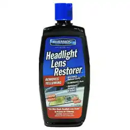 Walmart Blue Magic Headlight Lens Restorer 8 Oz Automotive Headlight Restorer offer