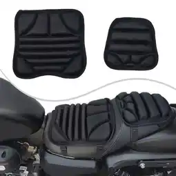 Walmart 2Pcs Motorcycle For Seat Cushion Set Gel Cover Pad Universal Pressure Relief offer