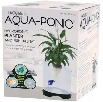 Walmart Penn-Plax Aqua-Ponic Plastic Betta Tank & Hydroponic Planter for Plants and Fish 1.4 Gallon offer