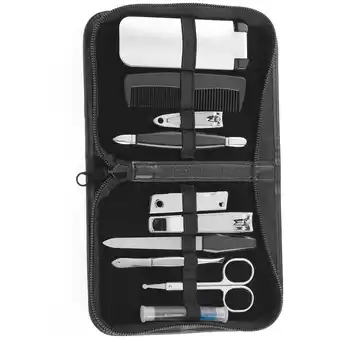 Walmart Perry Ellis Womens 10 Piece Mani Pedi Tool Set, Black, One Size offer