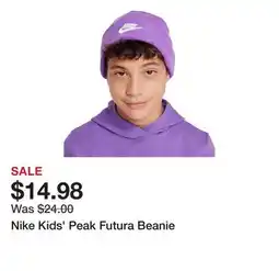 Dick's Sporting Goods Nike Kids' Peak Futura Beanie offer