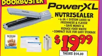 Ollie's POWERXL NUTRISEALER offer