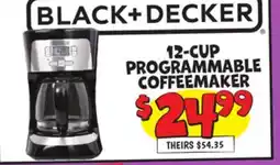 Ollie's BLACK-DECKER 12-CUP PROGRAMMABLE COFFEEMAKER offer