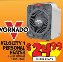 Ollie's VORNADO VELOCITY 1 PERSONAL HEATER offer