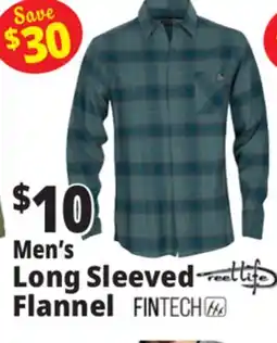 Ocean State Job Lot Men's Long Sleeved Flannel offer