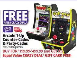 Ocean State Job Lot Arcade 1-Up Counter-Cades & Party-Cades offer