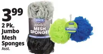 Ocean State Job Lot 2 Pk. Jumbo Mesh Sponges offer