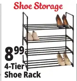 Ocean State Job Lot 4-Tier Shoe Rack offer