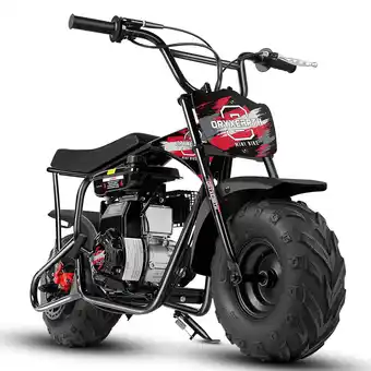 Walmart Oryxearth Mini Bike for Kids Motorcycle, Gas Power Dirt Bike,105CC 4-Stroke Ride on Toys, Racing offer