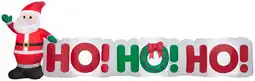 Walmart 11 1/2' Gemmy Airblown Inflatable Christmas Santa Claus Ho Ho Ho Sign Yard Decoration offer