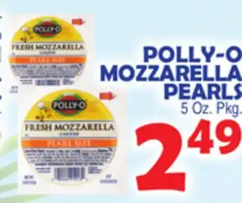 Bravo Supermarkets POLLY-O MOZZARELLA PEARLS offer
