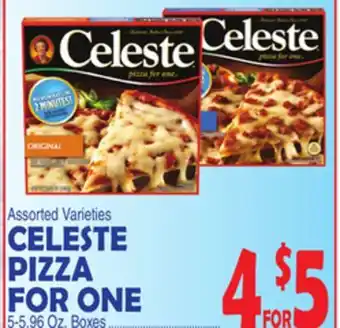 Bravo Supermarkets CELESTE PIZZA FOR ONE offer