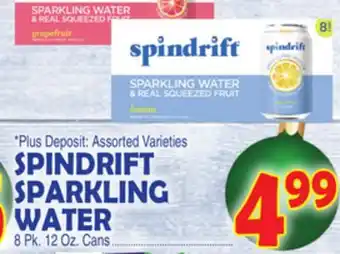 Bravo Supermarkets SPINDRIFT SPARKLING WATER offer