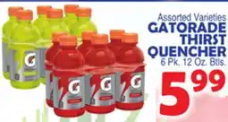 Bravo Supermarkets GATORADE THIRST QUENCHER offer