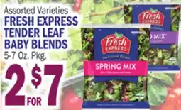 Bravo Supermarkets FRESH EXPRESS TENDER LEAF BABY BLENDS offer