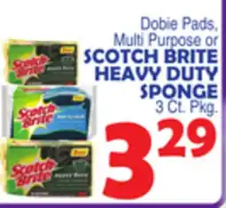 Bravo Supermarkets SCOTCH BRITE HEAVY DUTY SPONGE offer