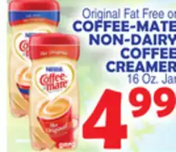 Bravo Supermarkets COFFEE-MATE NON-DAIRY COFFEE CREAMER offer