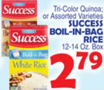 Bravo Supermarkets SUCCESS BOIL-IN-BAG RICE offer