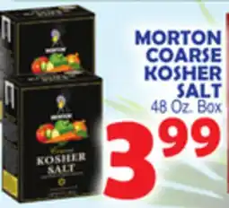 Bravo Supermarkets MORTON COARSE KOSHER SALT offer