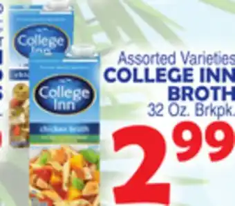 Bravo Supermarkets COLLEGE INN BROTH offer