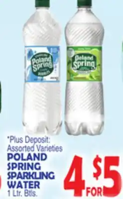 Bravo Supermarkets POLAND SPRING SPARKLING WATER offer