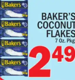 C Town BAKER'S COCONUT FLAKES offer