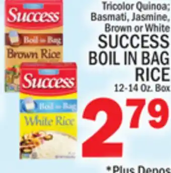 C Town SUCCESS BOIL IN BAG RICE offer
