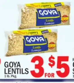 C Town GOYA LENTILS offer