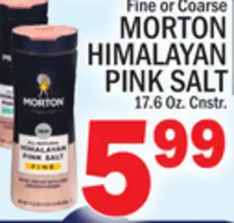 C Town MORTON HIMALAYAN PINK SALT offer