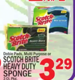 C Town SCOTCH BRITE HEAVY DUTY SPONGE offer