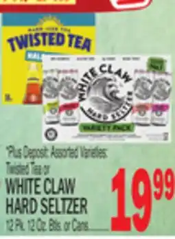 C Town WHITE CLAW HARD SELTZER offer