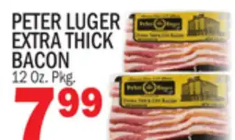C Town PETER LUGER EXTRA THICK BACON offer