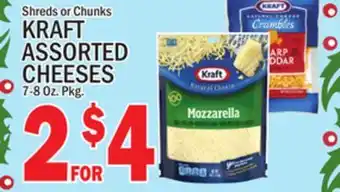 C Town KRAFT ASSORTED CHEESES offer