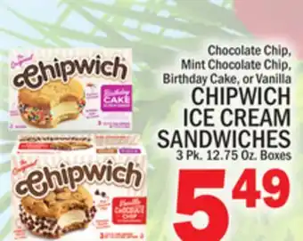 C Town CHIPWICH ICE CREAM SANDWICHES offer