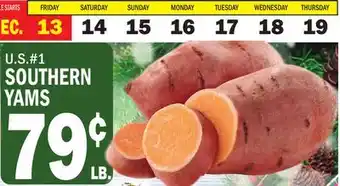 C Town SOUTHERN YAMS offer