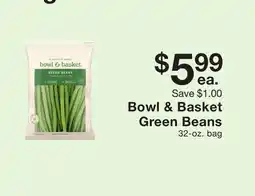 Fairway Store Market Bowl & Basket Green Beans offer