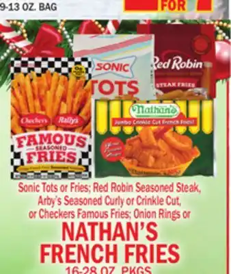 C Town NATHAN'S FRENCH FRIES offer