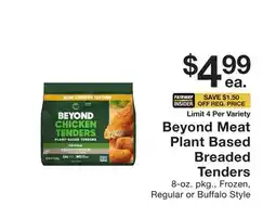 Fairway Store Market Beyond Meat Plant Based Breaded Tenders offer