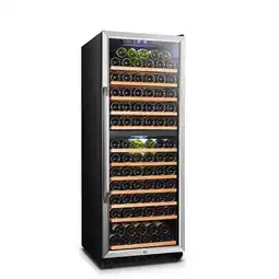 Walmart Lanbo 141 Bottle Built-in Dual Zone Wine Cooler Refrigerator 24 inch offer