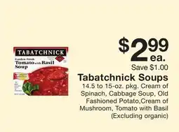 Fairway Store Market Tabatchnick Soups offer