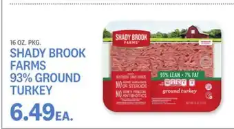 Kings Food Markets SHADY BROOK FARMS 93% GROUND TURKEY offer