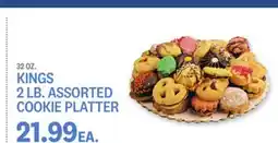 Kings Food Markets KINGS 2 LB. ASSORTED COOKIE PLATTER offer