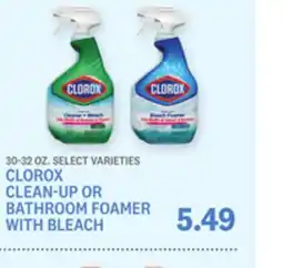 Kings Food Markets CLOROX CLEAN-UP OR BATHROOM FOAMER WITH BLEACH offer