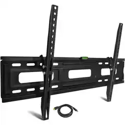 Walmart DuraPro Tilting Wall Mount Kit for 24 to 84 TVs + Bonus HDMI Cable (DRP790TT) offer