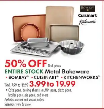 Boscov's ENTIRE STOCK Metal Bakeware offer