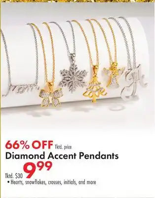 Boscov's Diamond Accent Pendants offer