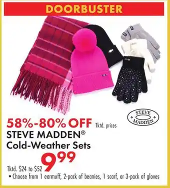 Boscov's STEVE MADDEN Cold-Weather Sets offer