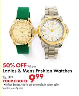 Boscov's Ladies & Mens Fashion Watches offer